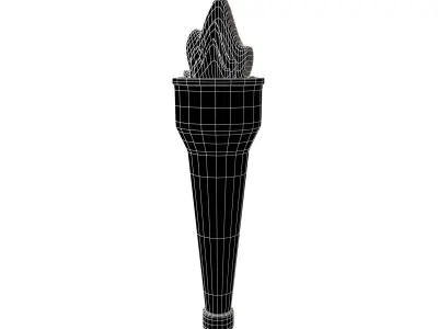Torch v2 002 Low-poly 3D model