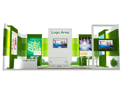Booth Exhibition Stand a398b  3D model