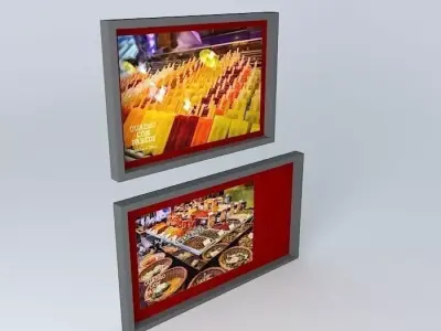 Composition Gastronomy 03 Free 3D model