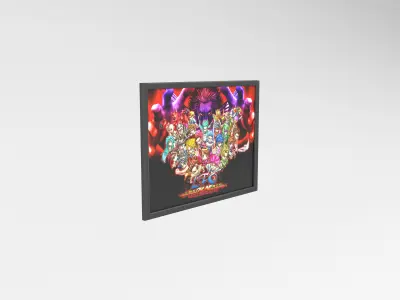 Little Fighter Online Painting v1 002 Free low-poly 3D model