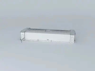 Riga BJSC Daugava sports house Free 3D model