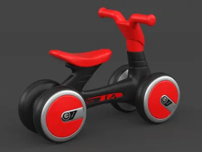 Baby Balance Bike 3D model