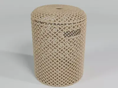 WICKER BASKET08 3D model