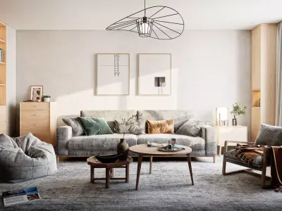 Wabi Living for Unreal Engine Low-poly 3D model