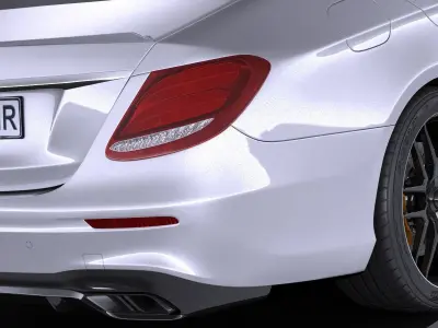 Mercedes E63 AMG 2017 3D model