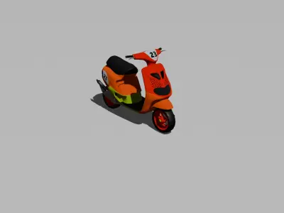 Piaggio Zip SP Malossi 3D model