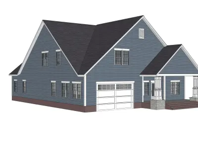 Craftsman House-41 3D model