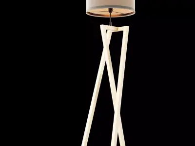 Modern floor lamp 2 3D model