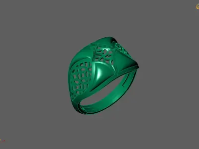Plain Ring Women Ready STL 3DM Models Womens Rings 3D models 3D print model 77