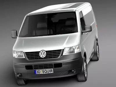 Volkswagen T5 Transporter Van 2003-2009 3D model
