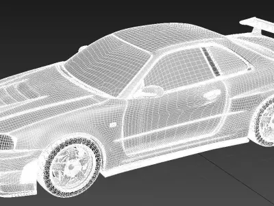 Nissan Skyline GT-R R34 3D model