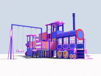 Playground paravoz 3D model