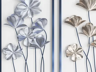 wall decor  Low-poly 3D model
