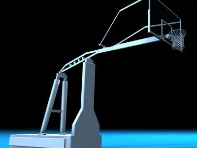 Basketball hoop 3D model