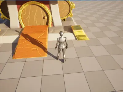 3D Game Asset Designs Asian-Style Castle Low-poly 3D model