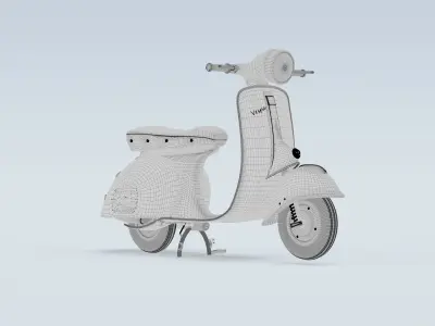VESPA scooter 3D model