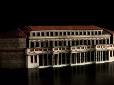 Ancient Roman Architecture Pack   3D model