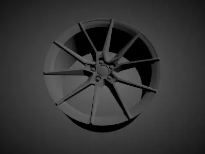 VOSSEN EVO 2 scalable and printable rims 3D print model