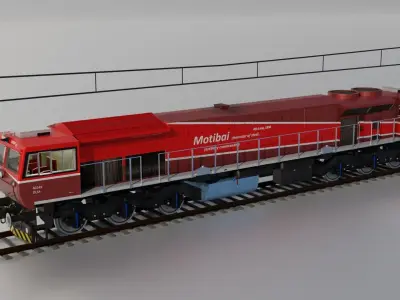WDP 4D in DLS Alambagh new livery named MotiBai 3D model