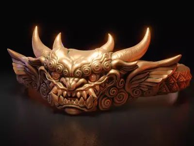  Ghost Control Bracelet Mythical Beast Bracelet 3D model