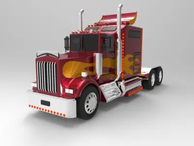 Peterbilt 379 3D model