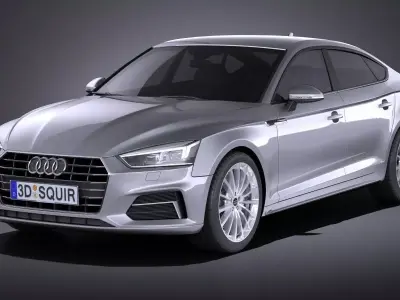 Audi A5 Sportback 2017 3D model