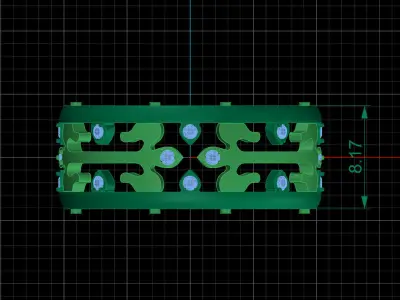 Patek phillip small version ring 3D print model