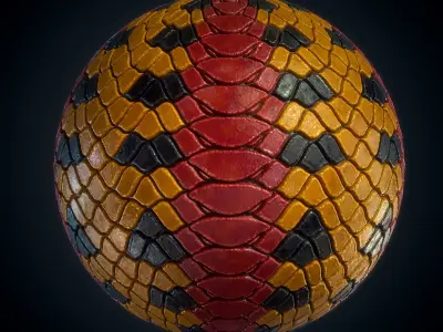 snakeskin leather - VOL 02 - Maps - SBsar Texture