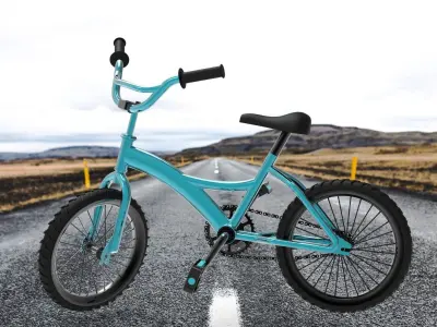 3D Bicycle 3D model