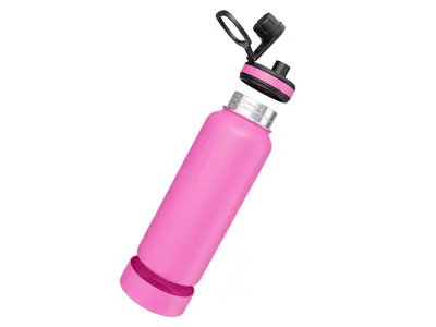 Pink Water Bottle 02 3D model