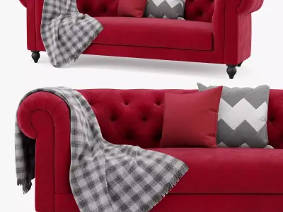 Fitzrovia 3 SEATER  3D model