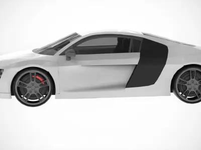 Audi R8 V10 2013 3D model