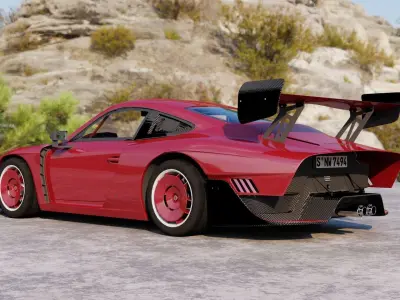 Porsche 935 3D model 3D model