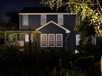 deck connecting 3D model