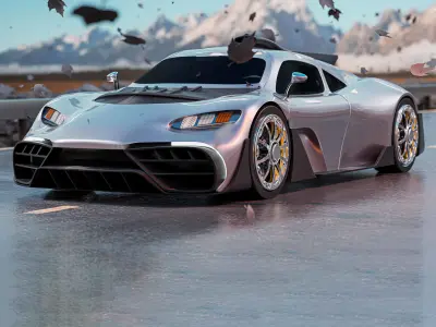 Mercedes-Benz AMG project one 3D model