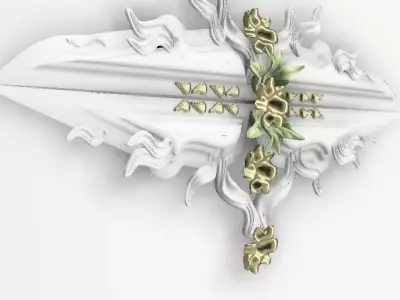 Classic molding NGon shaped LS design 3D model