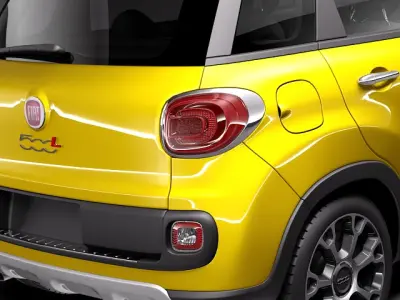 Fiat 500L Trekking 2014 3D model