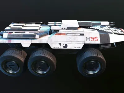 Mako M35 Mass Effect 3D model
