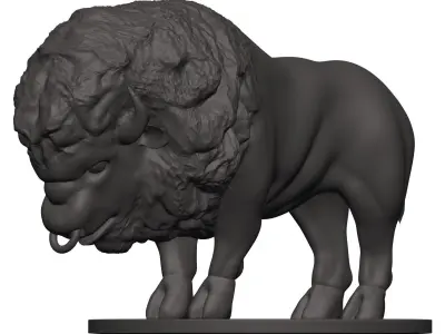 Bison 3D model