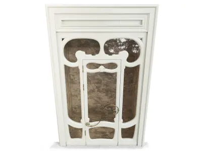 Entrance classic door 59 3D model