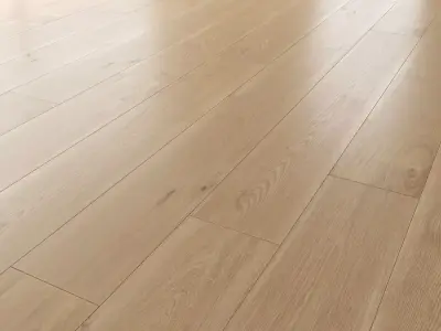  Wood floor Oak Natural Brushed 3D model