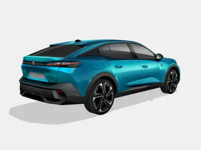 Peugeot 408 2023 Low-poly 3D model