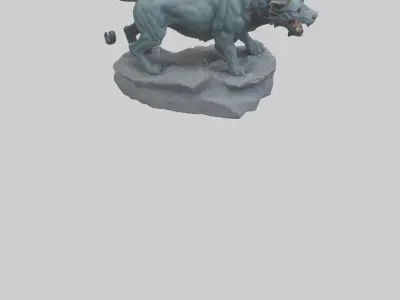 Cerberus statue model 3D model