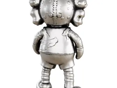 Kaws Pushead figurine 3D model
