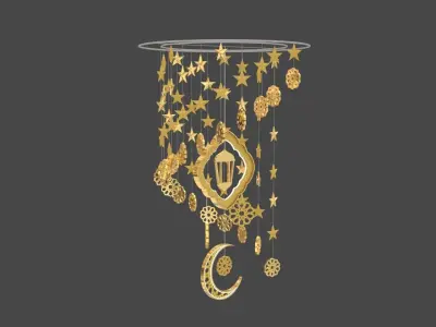 Ramadan Hanging Decoration 3D model