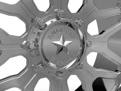 AMERICAN RACING CK01 ASSAULT CC WHEEL 3D print model