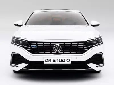 Volkswagen Passat PHEV 2022 Low-poly 3D model