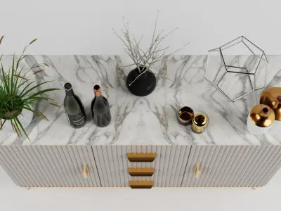 Buffet Free 3D model