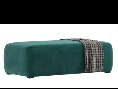 Bench Portland By Ogogo 3D model