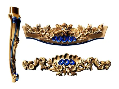 Decorative Ornamental 38 3D model